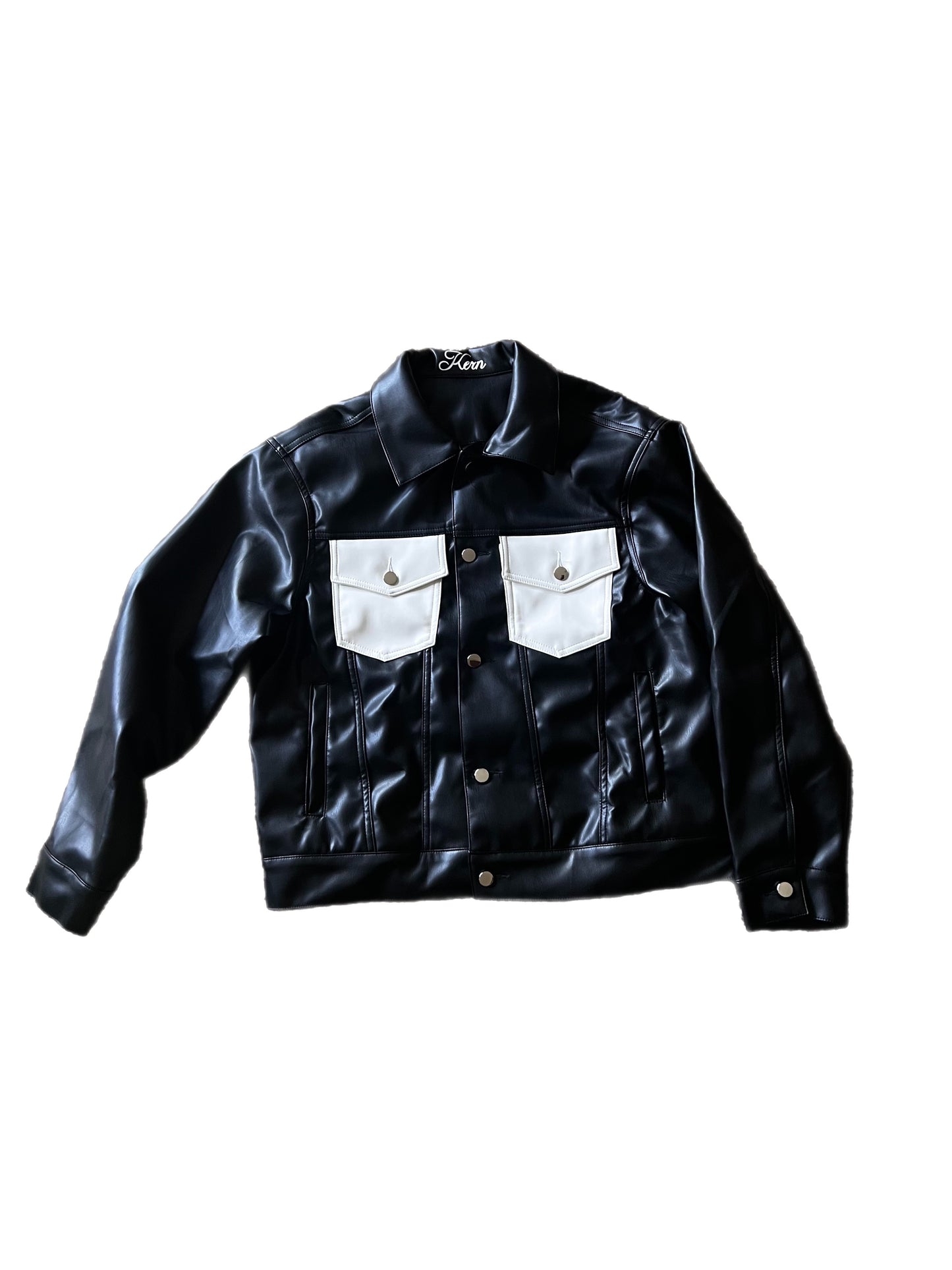Black Leather Castle Jacket V2